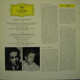 Svjatoslav Richter* : Schumann* ‎– Klavierkonzert A-moll · Piano Concerto A Minor · Introduction Und Allegro Appassionato · Novellette Nr. 1 · Toccata  (1962)