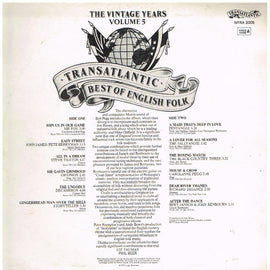 Various ‎– Transatlantic Best Of English Folk - The Vintage Years Volume 5  (1978)