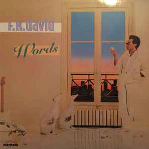 F.R. David ‎– Words  (1988)