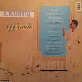 F.R. David ‎– Words  (1988)