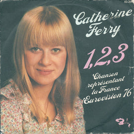 Catherine Ferry – 1, 2, 3  (1976)     7"