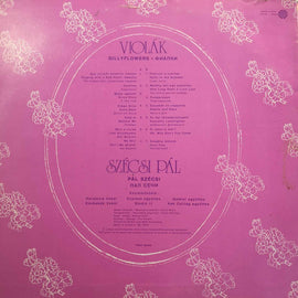 Szécsi Pál ‎– Violák  (1976)