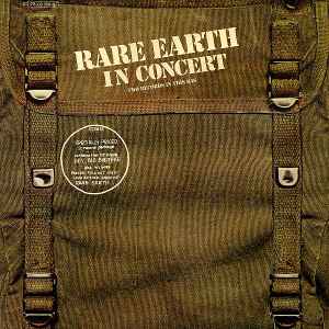 Rare Earth ‎– Rare Earth In Concert