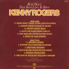 Kenny Rogers ‎– Ruby Don't Take Your Love To Town  (1980)