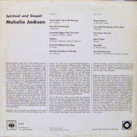 Mahalia Jackson ‎– Spiritual Gospel