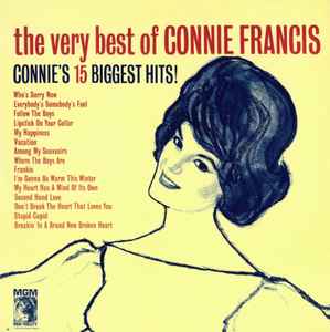 Connie Francis ‎– The Very Best Of Connie Francis (Connie's 15 Biggest Hits) = Lo Mejor De Connie Francis