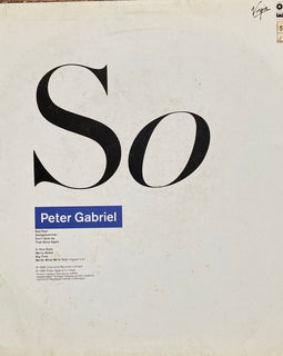 Peter Gabriel ‎– So  (1988)