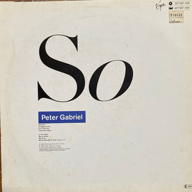 Peter Gabriel ‎– So  (1988)