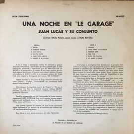 Juan Lucas Y Su Conjunto* ‎– Una Noche En Le Garage  (1959)