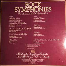 The London Symphony Orchestra* And The Royal Choral Society ‎– Rock Symphonies - Ein Dramatisches Klangerlebnis  (1980)