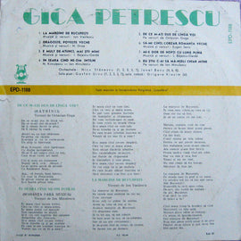 Gică Petrescu ‎– La Margine De Bucureşti  (1968)     10"