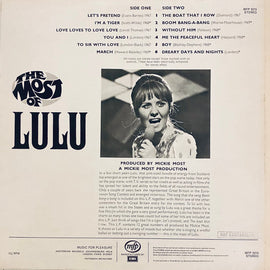 Lulu ‎– The Most Of Lulu  (1971)