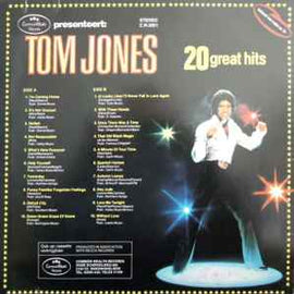 Tom Jones ‎– 20 Great Hits  (1978)