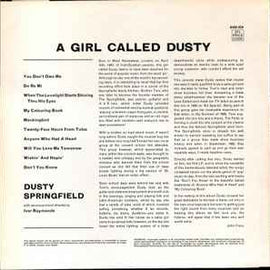 Dusty Springfield ‎– A Girl Called Dusty  (1970)