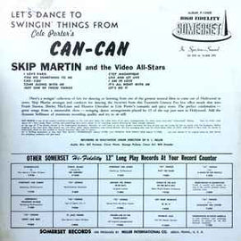 Skip Martin And The Video All-Stars ‎– Swingin' Things From Can-Can  (1961)