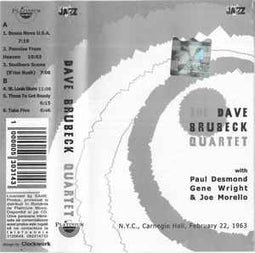 The Dave Brubeck Quartet ‎– N.Y.C., Carnegie Hall, February 22, 1963  (2001)     cass