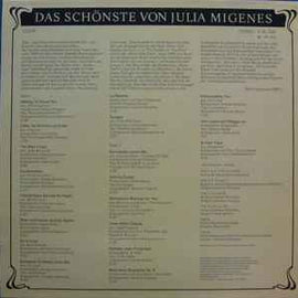 Julia Migenes ‎– Das Schönste Von Julia Migenes  (1987)