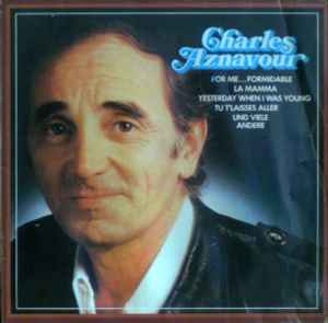 Charles Aznavour ‎– Charles Aznavour  (1977)