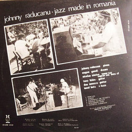 Johnny Răducanu ‎– Jazz Made In Romania  (1987)