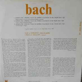 Bach* - Ilse L. Herbert / Ursula Philippi – Sonatas For Viola Da Gamba And Harpsichord  (1985)