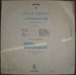 Frații Grimm* ‎– Cenușăreasa / Darul Spiridușilor  (1986)