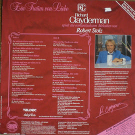 Richard Clayderman ‎– Ein Traum Von Liebe - Richard Clayderman Spielt Die Romantischsten Melodien Von Robert Stolz  (1983)