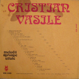 Cristian Vasile ‎– Melodii Aproape Uitate  (1980)