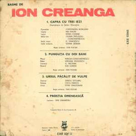 Ion Creangă ‎– Basme De Ion Creangă