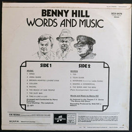 Benny Hill ‎– Words And Music  (1971)