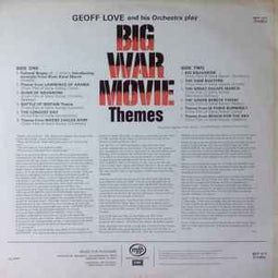 Geoff Love And His Orchestra* ‎– Big War Movie Themes  (1971)