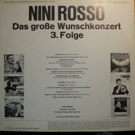 Nini Rosso ‎– Das Große Wunschkonzert - 3. Folge  (1969)