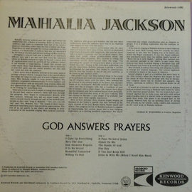 Mahalia Jackson ‎– God Answers Prayers  (1973)