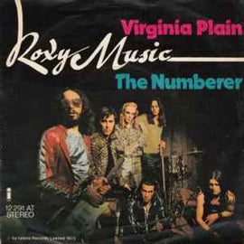 Roxy Music ‎– Virginia Plain / The Numberer  (1972)     7"