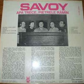 Savoy ‎– Apa Trece, Pietrele Rămîn  (1983)