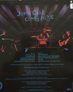 John Cale ‎– John Cale Comes Alive  (1984)