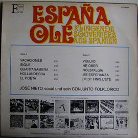 José Nieto ‎– España Ole Klingende Souveniers Aus Spanien