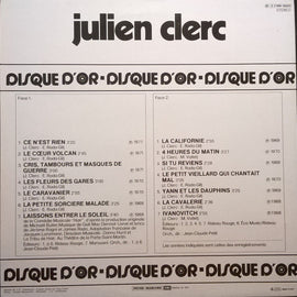 Julien Clerc ‎– Le Disque D'or De Julien Clerc  (1978)