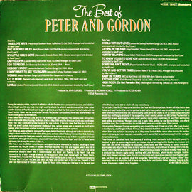 Peter And Gordon* ‎– The Best Of Peter And Gordon  (1978)