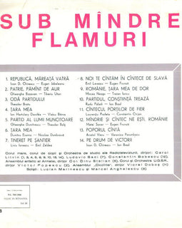 Various ‎– Sub Mîndre Flamuri  (1969)