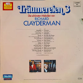 Richard Clayderman ‎– Träumereien 3 • Die Schönsten Melodien Von Richard Clayderman  (1981)