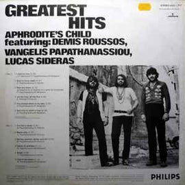 Aphrodite's Child Featuring Demis Roussos, Vangelis Papathanassiou*, Lucas Sideras ‎– Greatest Hits  (1974)