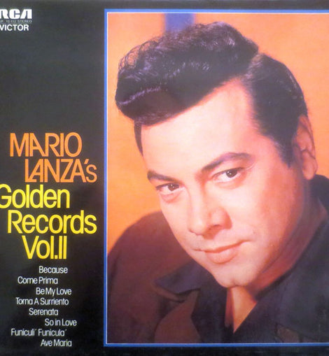 Mario Lanza ‎– Mario Lanza's Golden Records Vol.II  (1976)