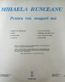 Mihaela Runceanu ‎– Pentru Voi, Muguri Noi  (1989)