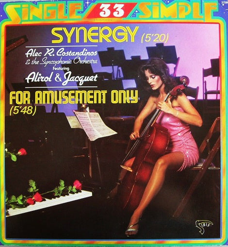 Alec R. Costandinos & The Syncophonic Orchestra Featuring Alirol* & Jacquet* ‎– Synergy / For Amusement Only  (1979)    12