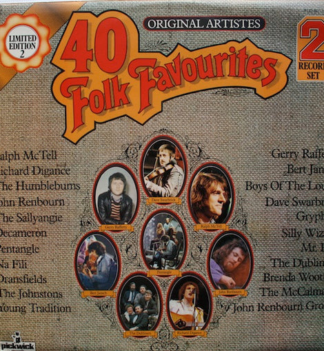 Various ‎– 40 Folk Favourites  (1979)