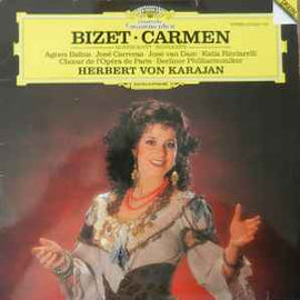 Bizet*, Herbert Von Karajan, Berliner Philharmoniker, Agnes Baltsa, José Carreras, Katia Ricciarelli, José van Dam, Choeur De L'Opéra De Paris* ‎– Carmen.Highlights  (1984)