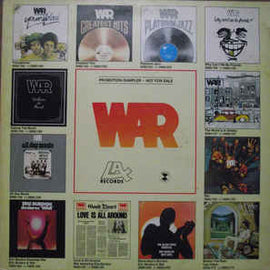 War ‎– Promotional Sampler - Not For Sale  (1978)