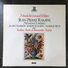 Bodin De Boismortier* / Reicha* / Kuhlau* - Jean-Pierre Rampal, Maxence Larrieu, Joseph Rampal, Alain Marion, Marius Beuf ‎– Musik Für 3, 4 Und 5 Flöten