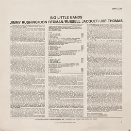 Jimmy Rushing / Don Redman / Russell Jacquet / Joe Thomas ‎– Big Little Bands   (1974)