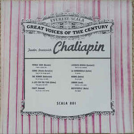 Feodor Ivanovich Chaliapin* ‎– Sings